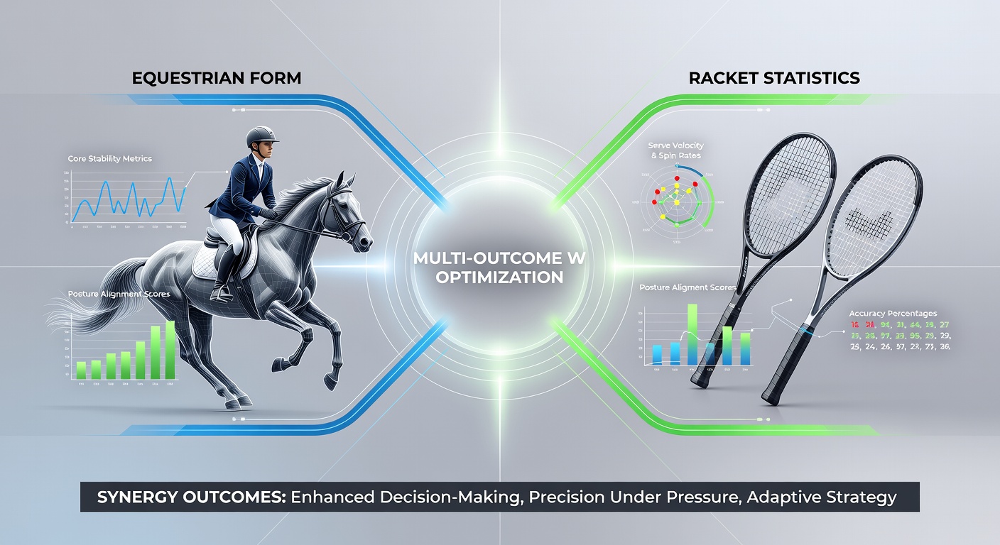 Statistical charts displaying equestrian and tennis performance metrics used in wager optimization