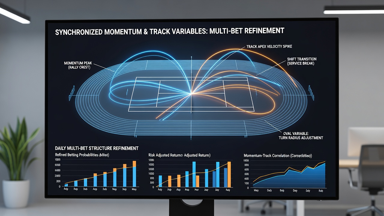 Integrated dashboard displaying tennis break point trends next to horse racing sectional data for accumulator refinement